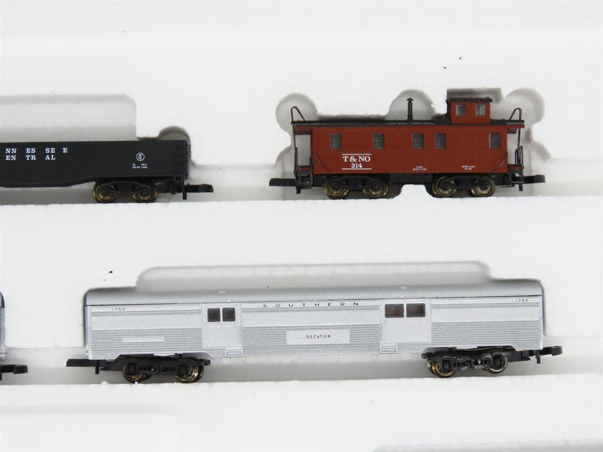 Z Scale Marklin Mini-Club 81835 NYC/Southern Diesel &amp; Steam set w/ Track &amp; Power