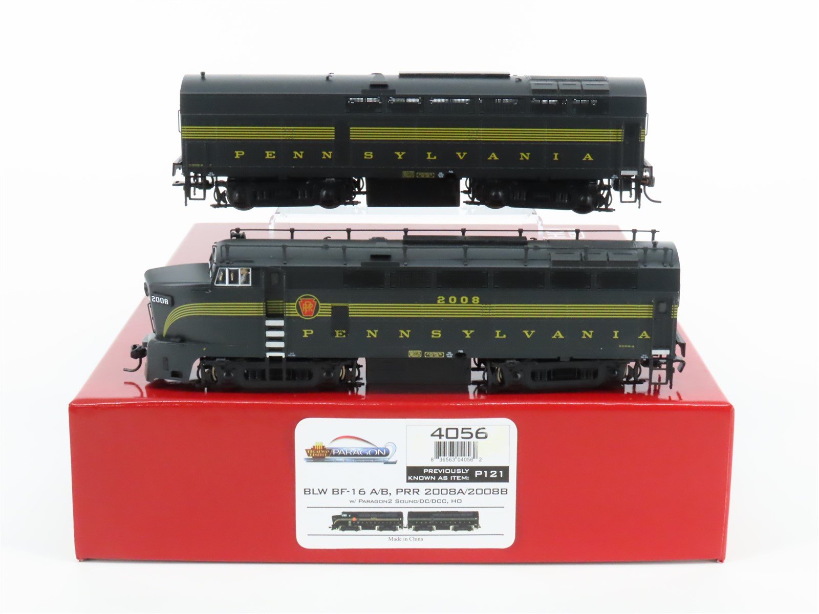 HO Broadway Limited BLI 4056 PRR BLW RF-16A/B Sharknose Diesel Set - Paragon2