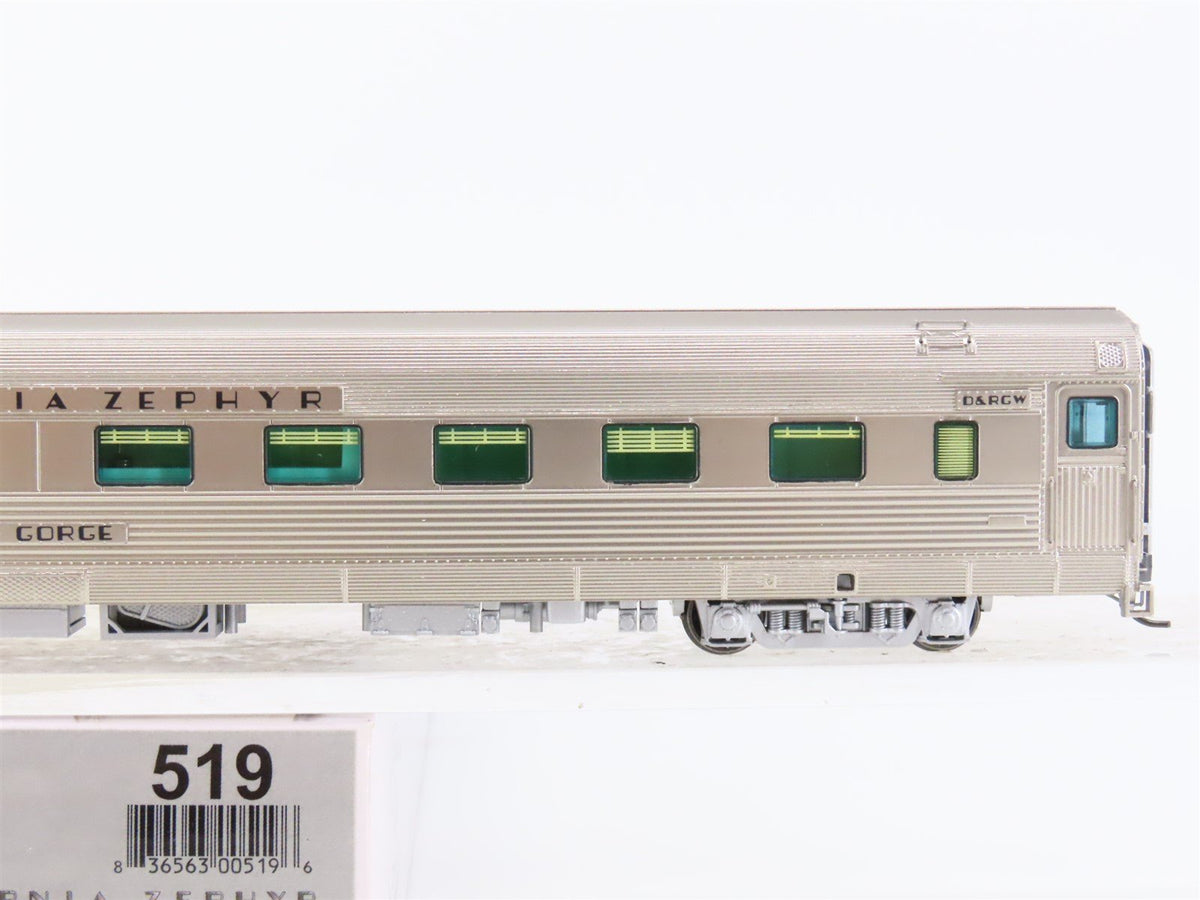 HO Scale Broadway Limited BLI 519 D&amp;RGW California Zephyr Sleeper Passenger Car