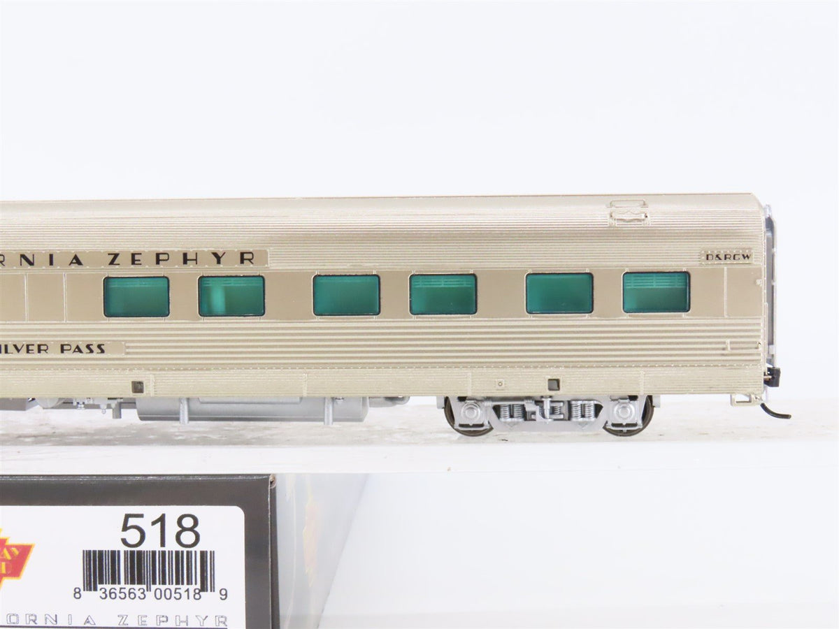 HO Scale Broadway Limited BLI 518 D&amp;RGW California Zephyr Sleeper Passenger Car