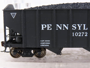 HO Scale Broadway Limited BLI 809 PRR Pennsylvania 3-Bay Open Coal Hopper 6-Pack