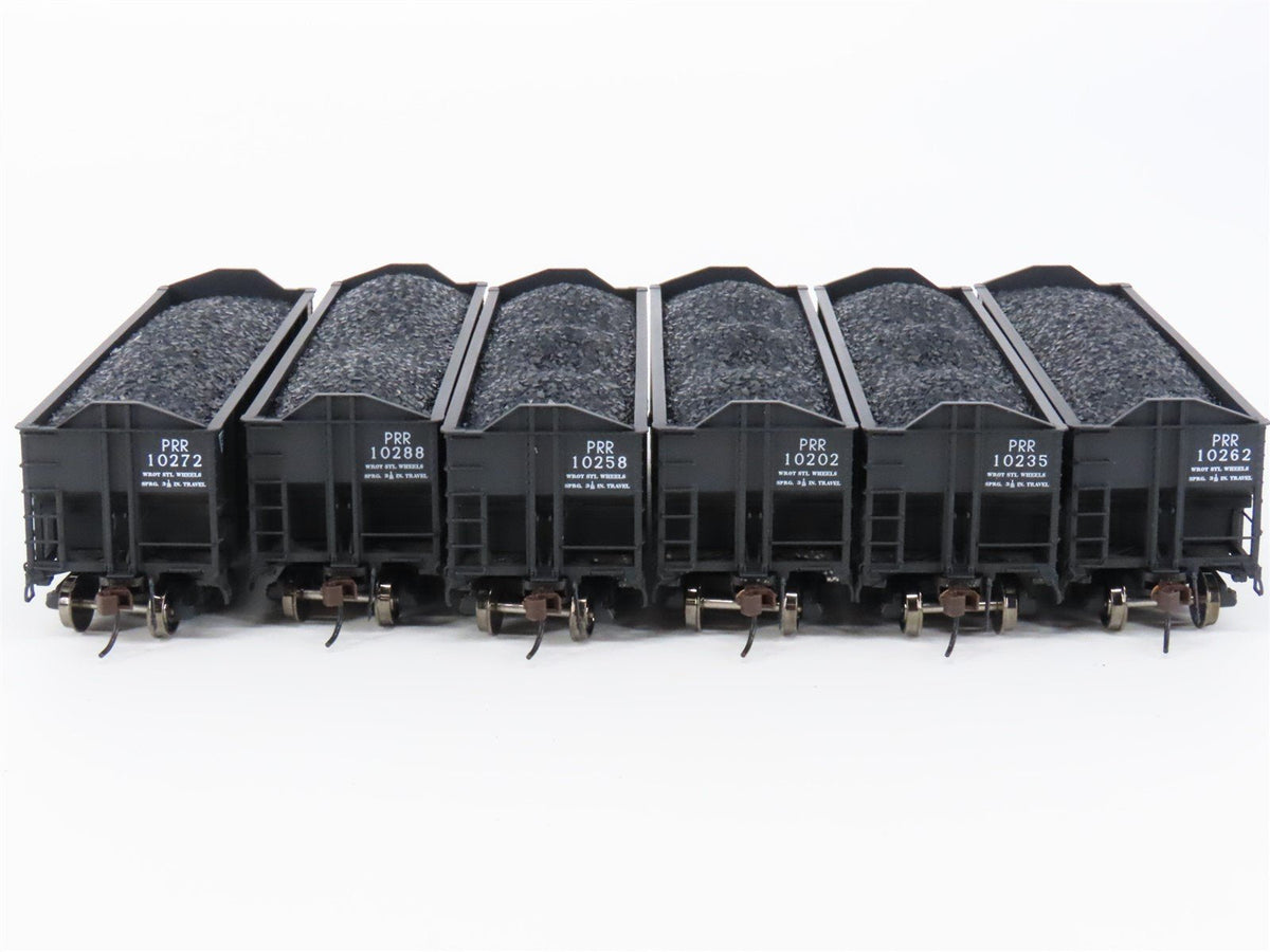 HO Scale Broadway Limited BLI 809 PRR Pennsylvania 3-Bay Open Coal Hopper 6-Pack