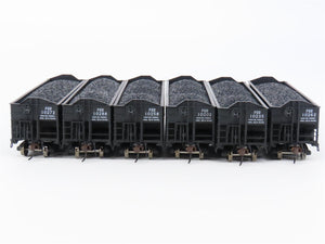 HO Scale Broadway Limited BLI 809 PRR Pennsylvania 3-Bay Open Coal Hopper 6-Pack