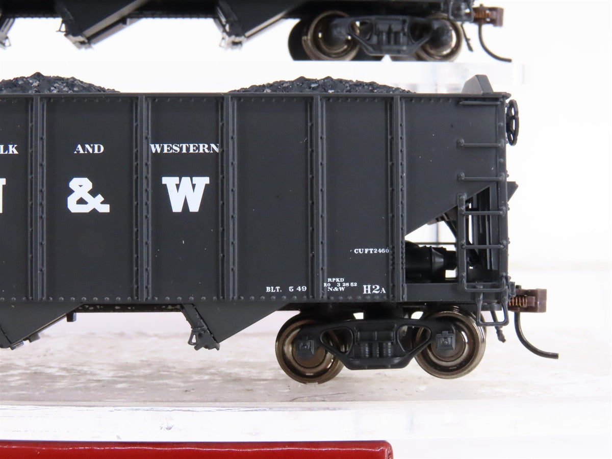 HO Scale Broadway Limited BLI 806 N&amp;W Norfolk &amp; Western 3-Bay Open Hopper 6-Pack