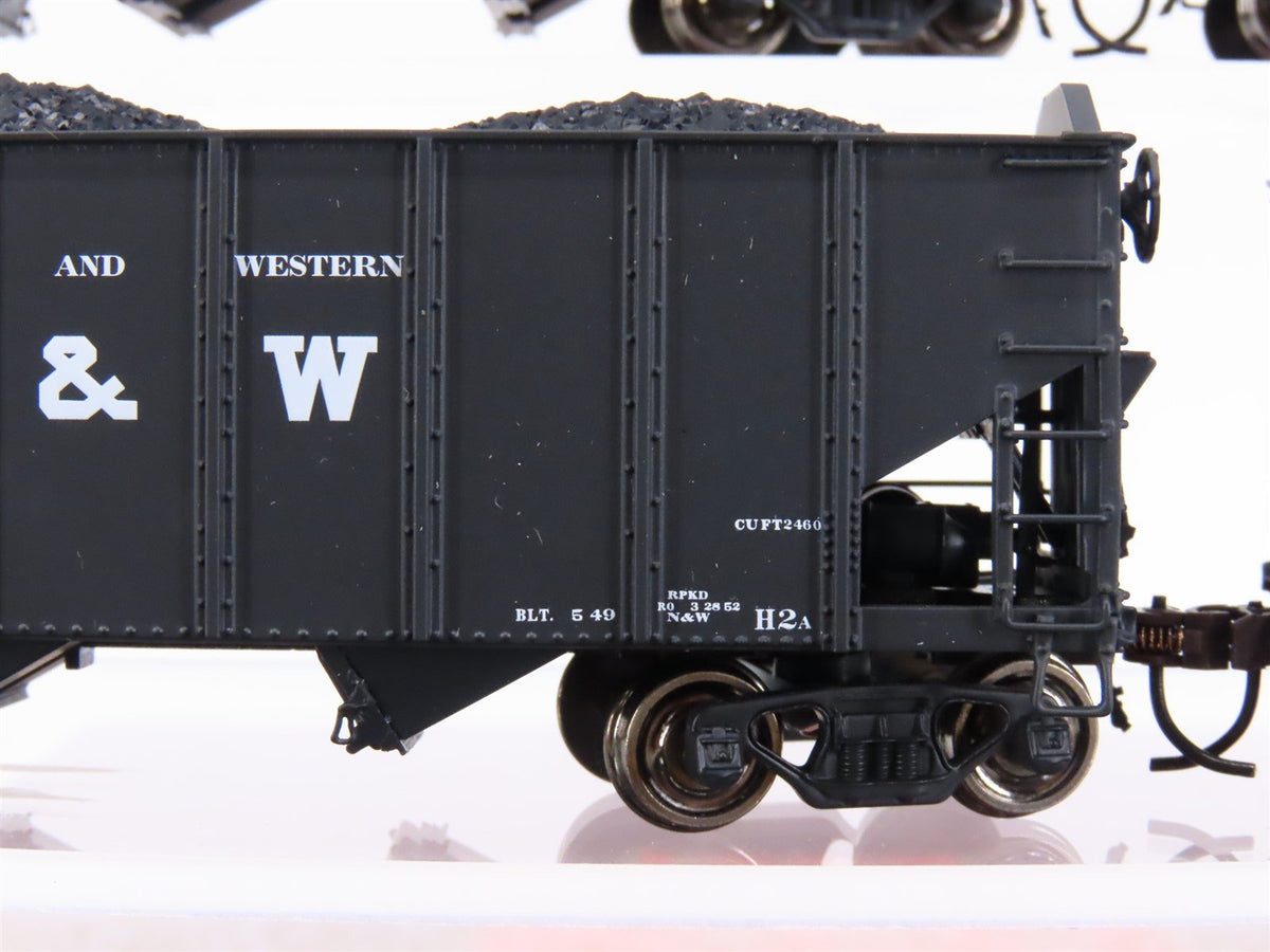 HO Scale Broadway Limited BLI 806 N&amp;W Norfolk &amp; Western 3-Bay Open Hopper 6-Pack