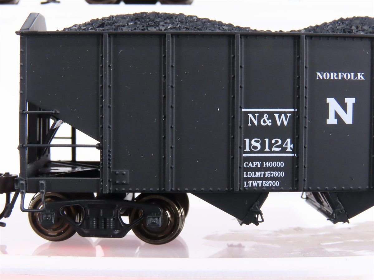 HO Scale Broadway Limited BLI 806 N&amp;W Norfolk &amp; Western 3-Bay Open Hopper 6-Pack