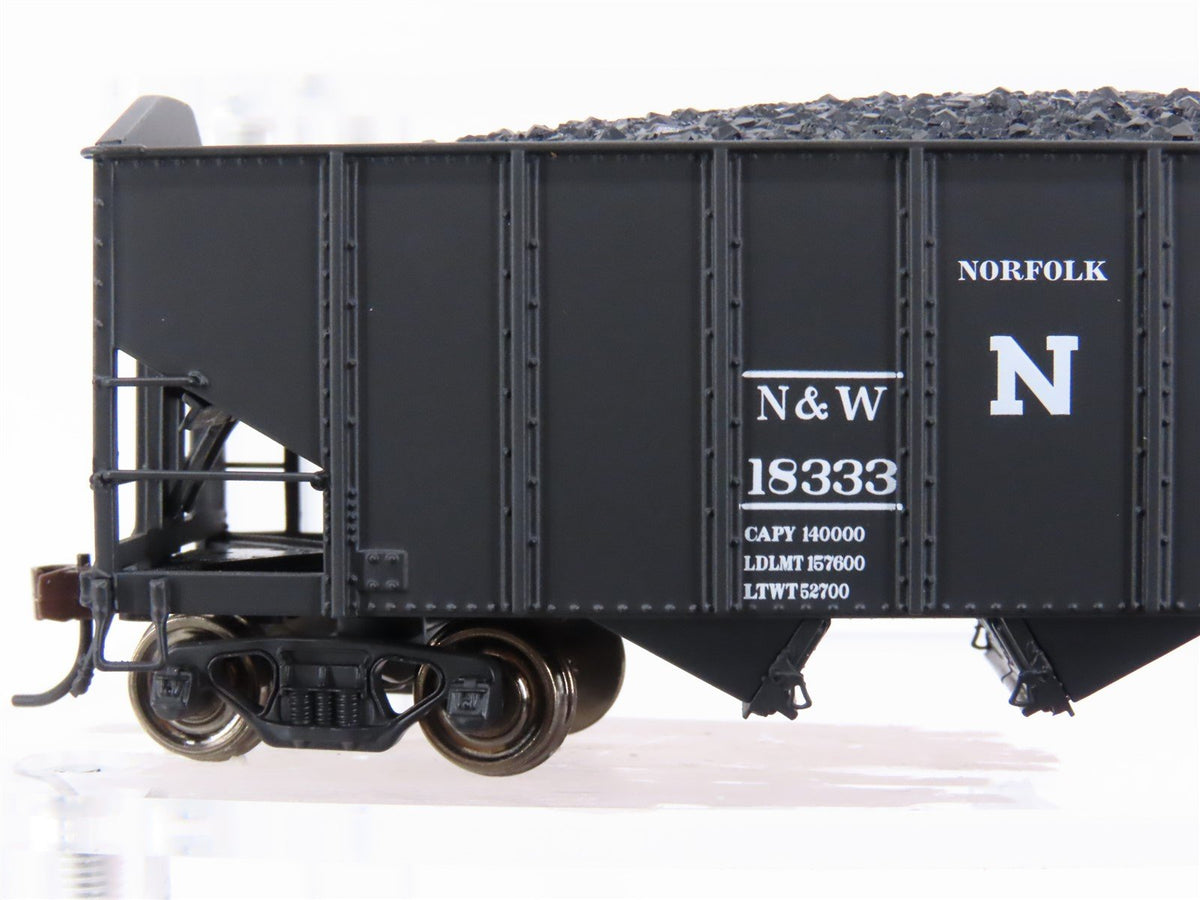 HO Scale Broadway Limited BLI 806 N&amp;W Norfolk &amp; Western 3-Bay Open Hopper 6-Pack