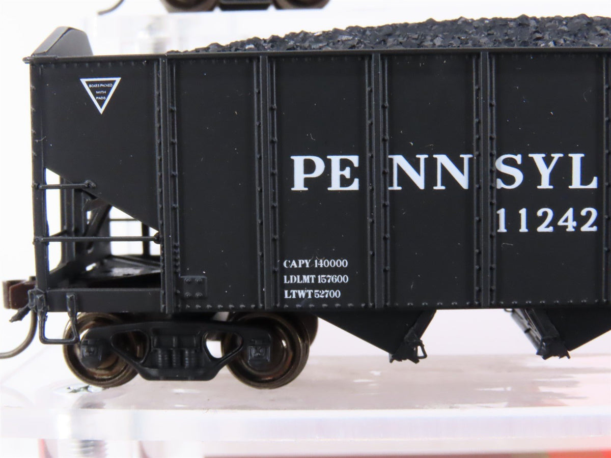 HO Scale Broadway Limited BLI 811 PRR Pennsylvania 3-Bay Open Coal Hopper 6-Pack