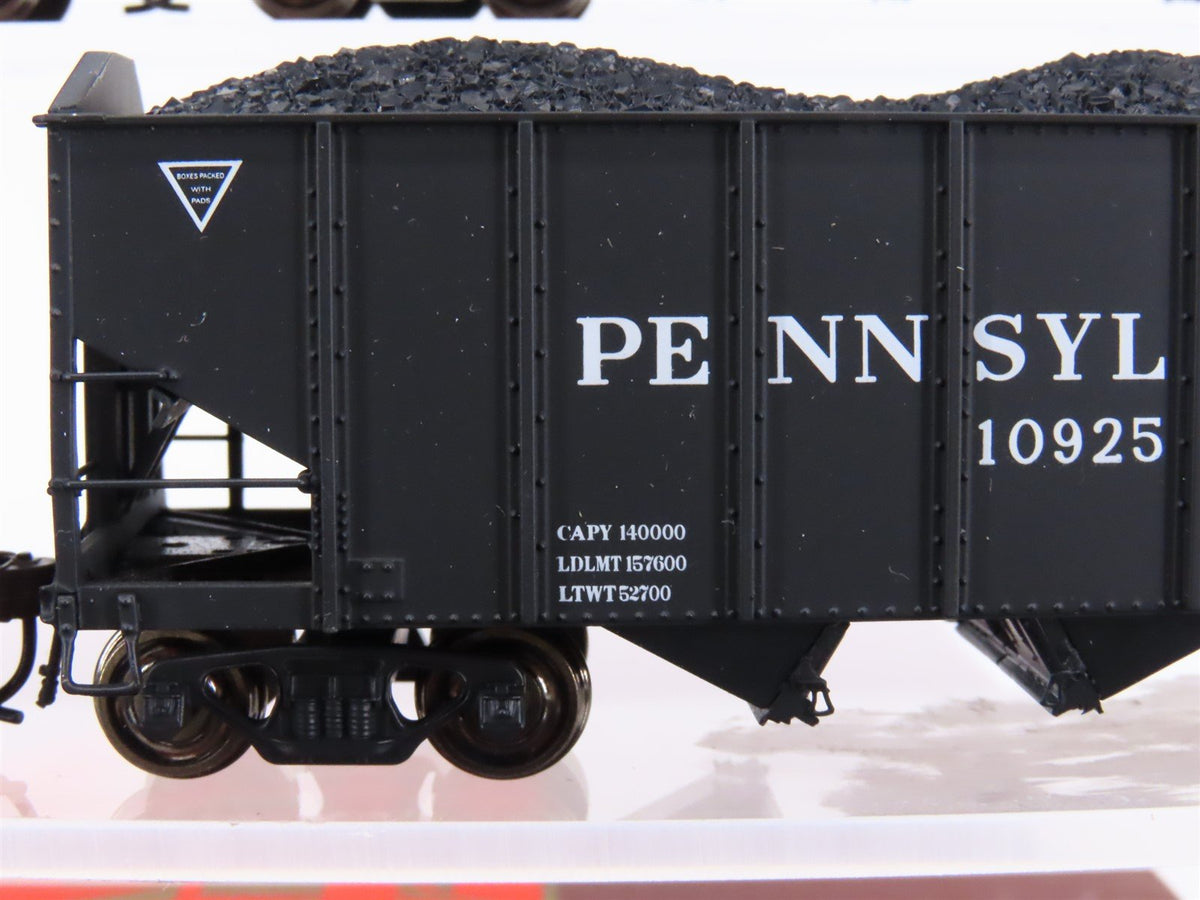 HO Scale Broadway Limited BLI 811 PRR Pennsylvania 3-Bay Open Coal Hopper 6-Pack