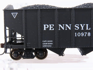 HO Scale Broadway Limited BLI 811 PRR Pennsylvania 3-Bay Open Coal Hopper 6-Pack