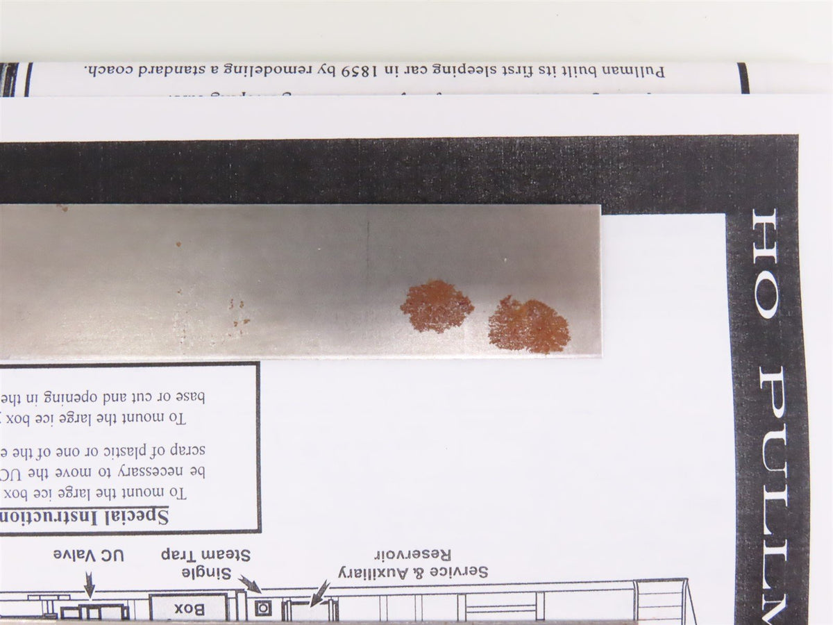 LOT of 2 HO Branchline Blueprint Series Kits PRR Pennsylvania Pullman Passengers