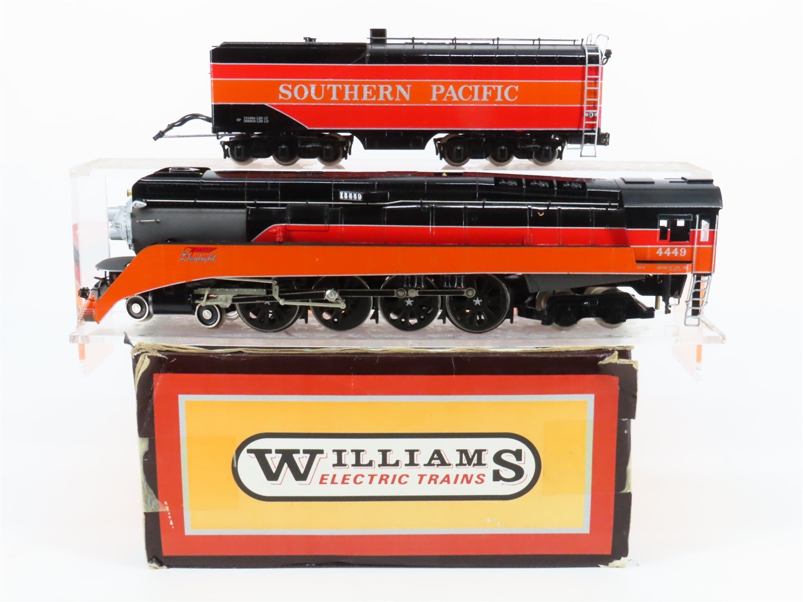 O Gauge 3-Rail Williams BRASS 5600 SP Daylight 4-8-4 GS-4 Steam Loco #4449