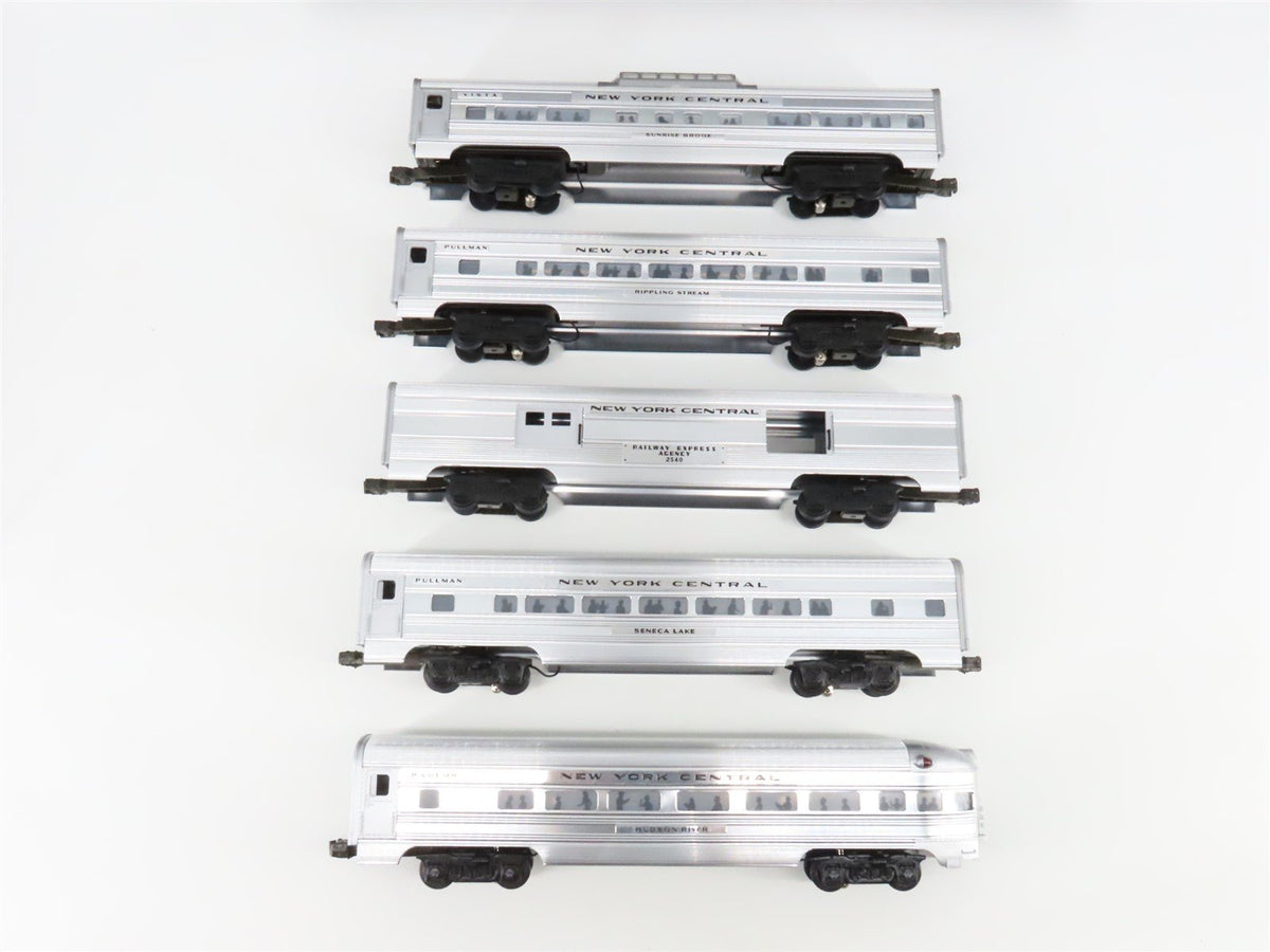 O Gauge 3-Rail Weaver NYC New York Central Aluminum Passenger 5-Car Set