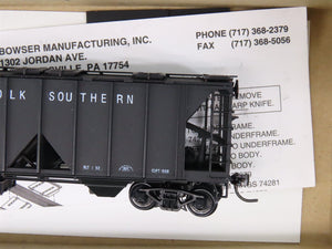 Lot of 4 HO Scale Bowser WNC/NS/D&S Open & Closed Hopper & Boxcar Kit