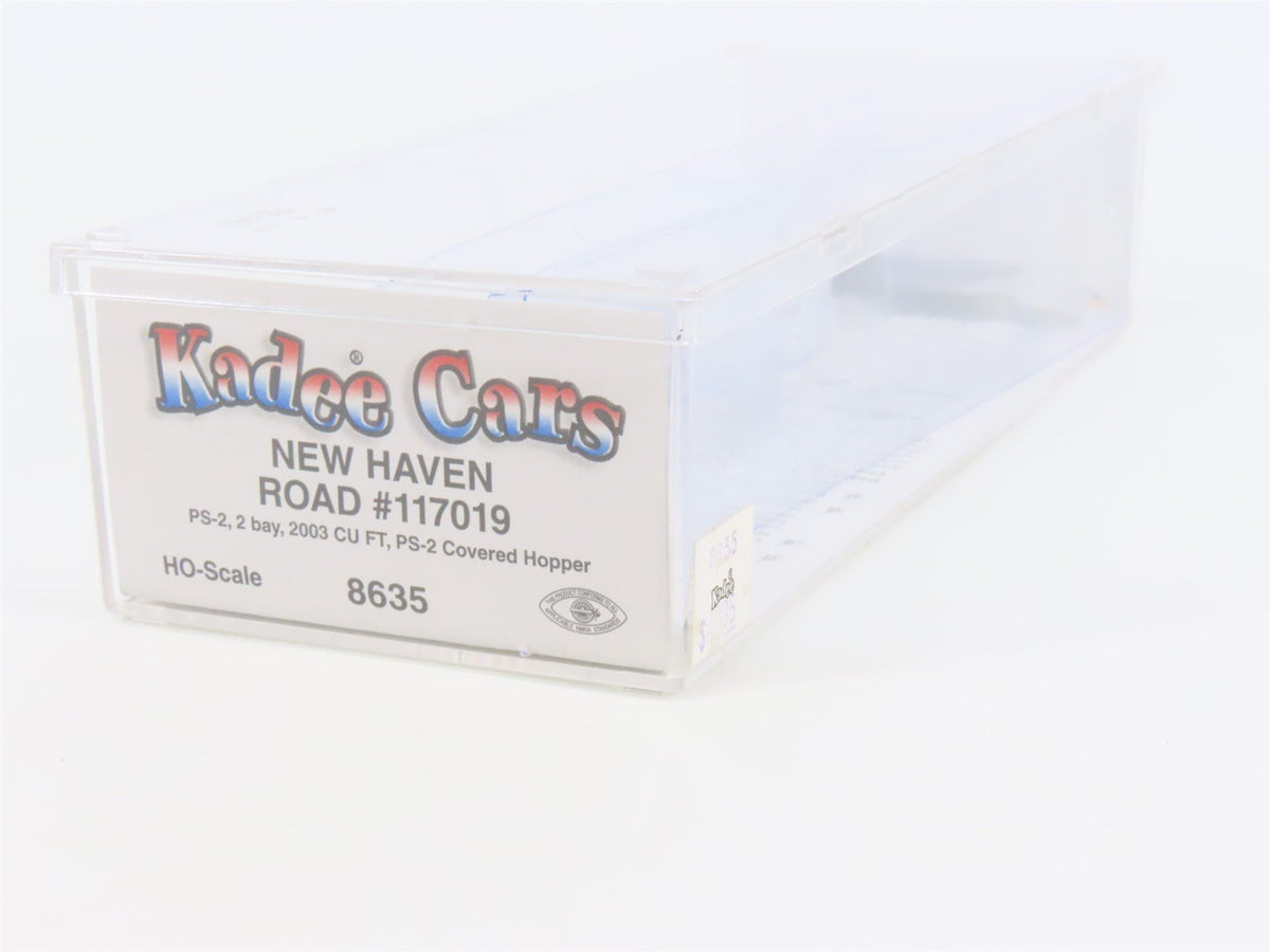 HO Scale Kadee 8635 NH New Haven 2-Bay Covered Hopper #117019