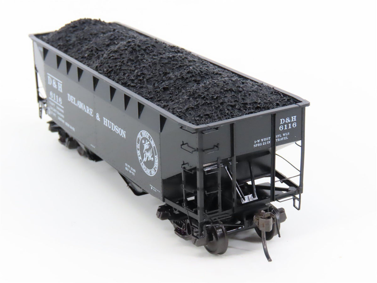 HO Scale Kadee 7014 D&amp;H Delaware &amp; Hudson 2-Bay Open Offset Hopper #6116