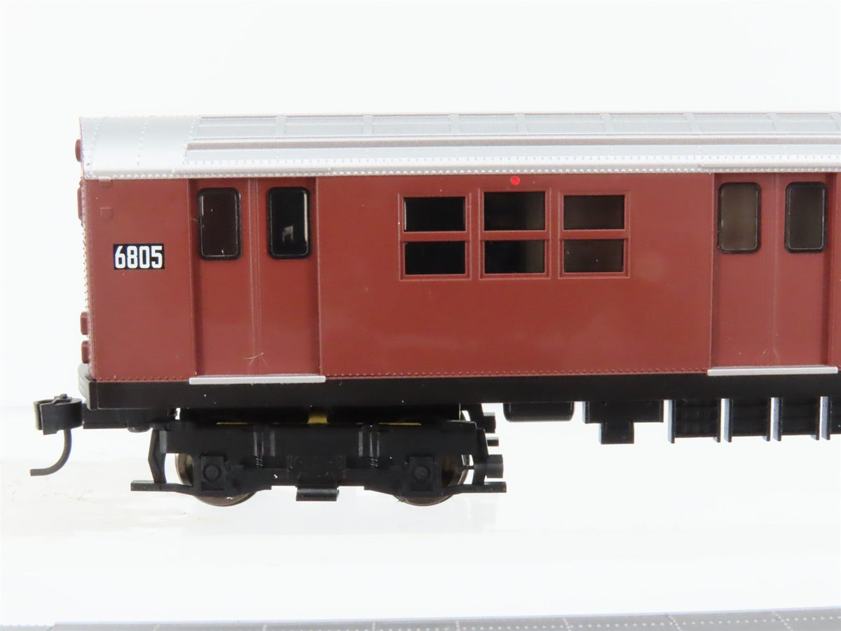 HO Proto 1000 30166 New York City Transit &quot;Red Bird&quot; R17 Subway Car 4-Unit Set