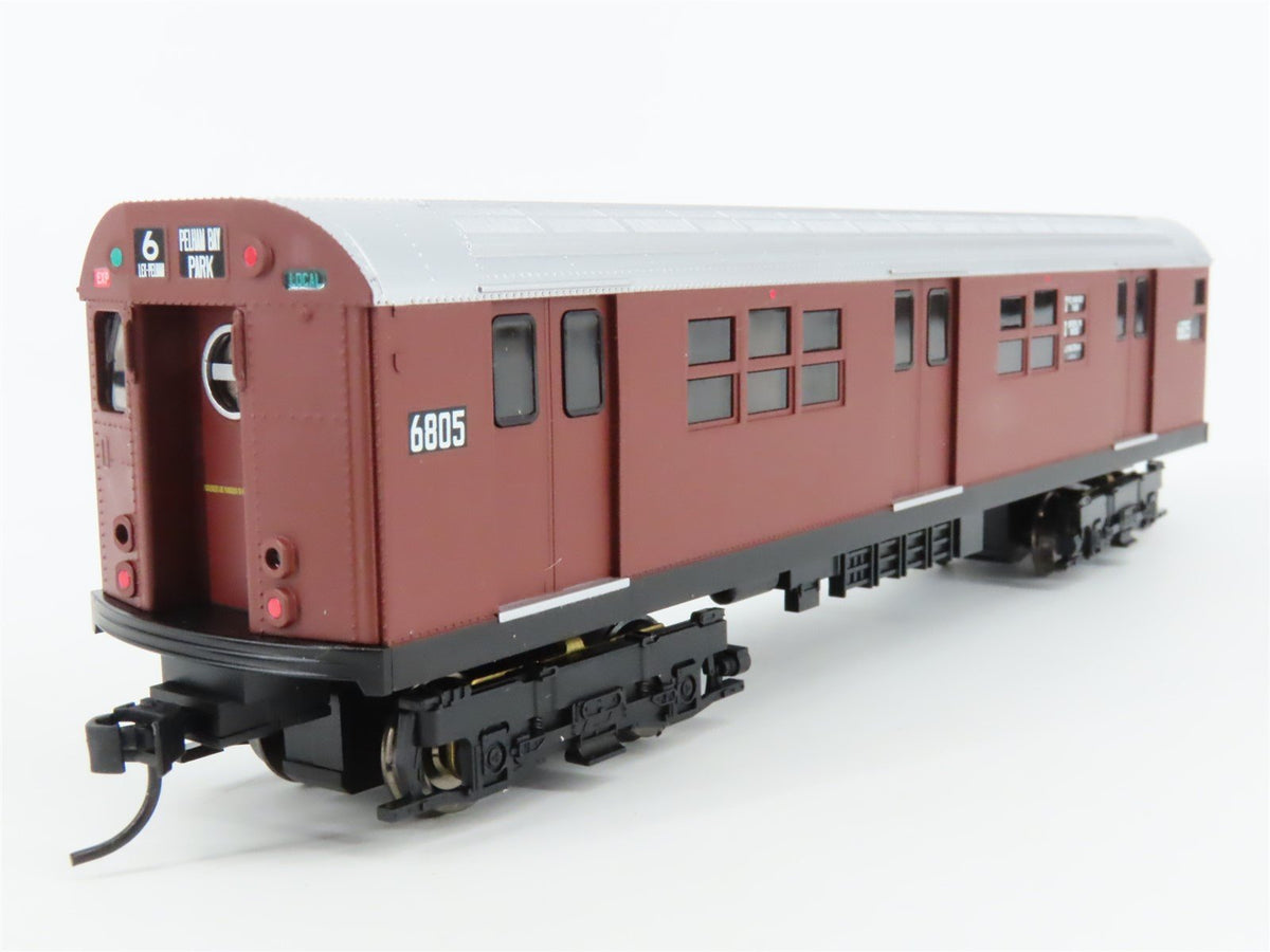 HO Proto 1000 30166 New York City Transit &quot;Red Bird&quot; R17 Subway Car 4-Unit Set