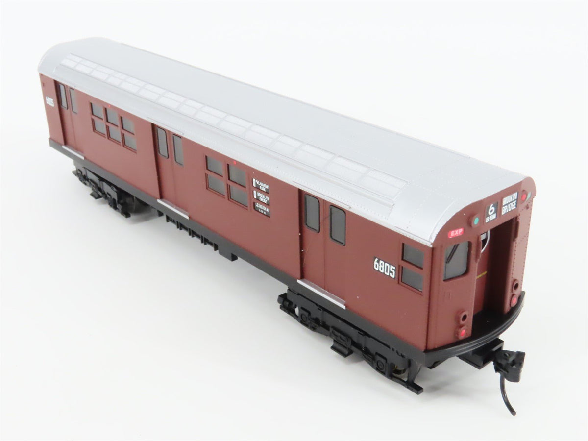 HO Proto 1000 30166 New York City Transit &quot;Red Bird&quot; R17 Subway Car 4-Unit Set