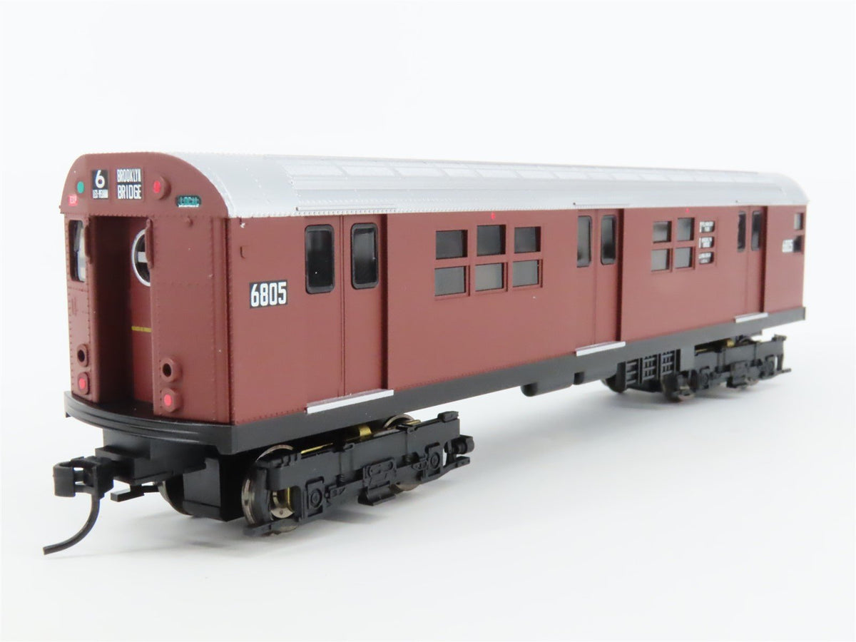 HO Proto 1000 30166 New York City Transit &quot;Red Bird&quot; R17 Subway Car 4-Unit Set