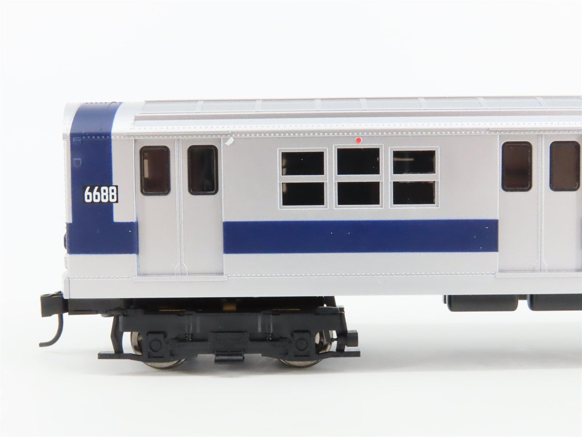 HO Proto 1000 30186 New York City Transit &quot;Blue Stripe&quot; R17 Subway 4-Car Set