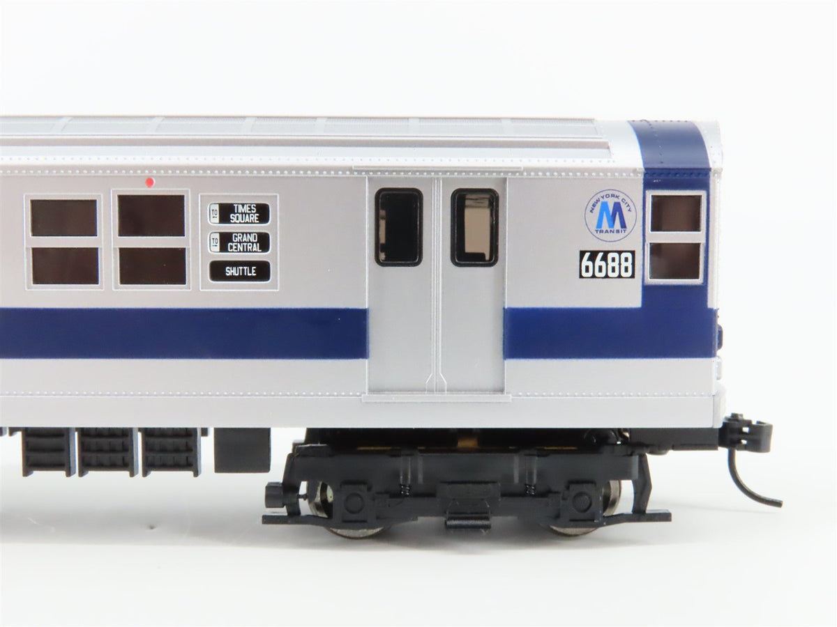 HO Proto 1000 30186 New York City Transit &quot;Blue Stripe&quot; R17 Subway 4-Car Set