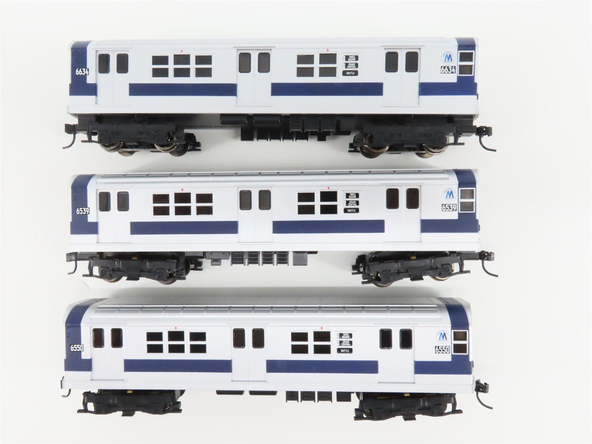 HO Proto 1000 30186 New York City Transit &quot;Blue Stripe&quot; R17 Subway 4-Car Set