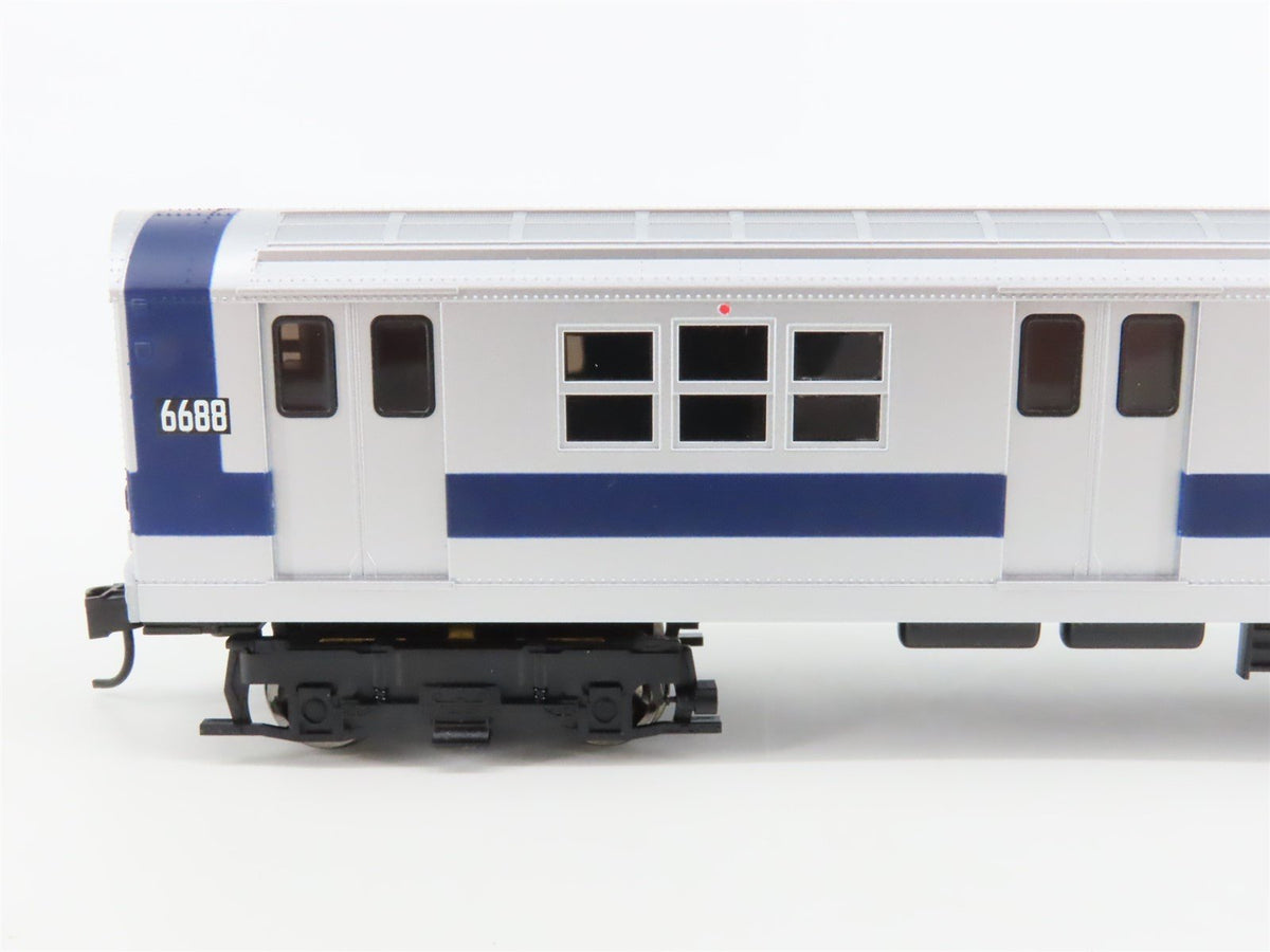 HO Proto 1000 30186 New York City Transit &quot;Blue Stripe&quot; R17 Subway 4-Car Set