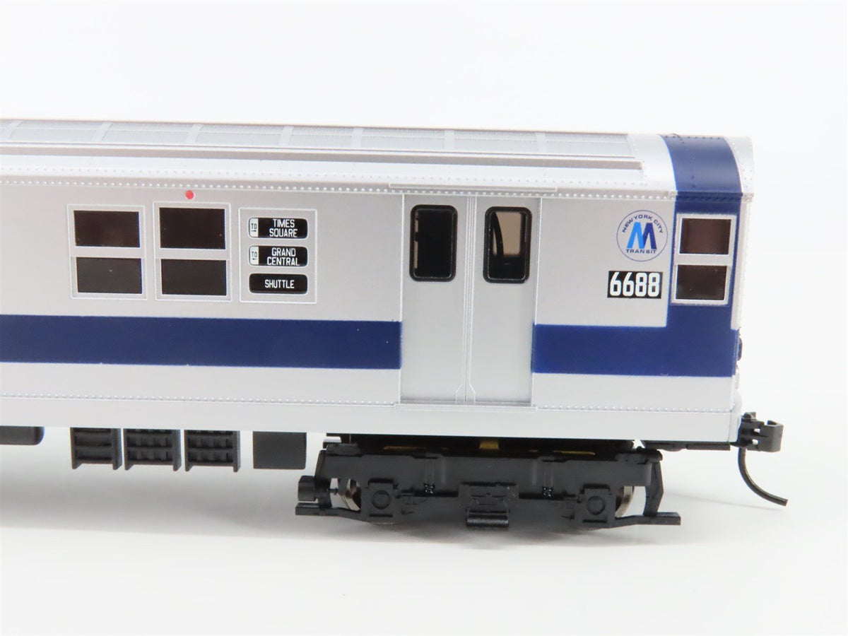 HO Proto 1000 30186 New York City Transit &quot;Blue Stripe&quot; R17 Subway 4-Car Set