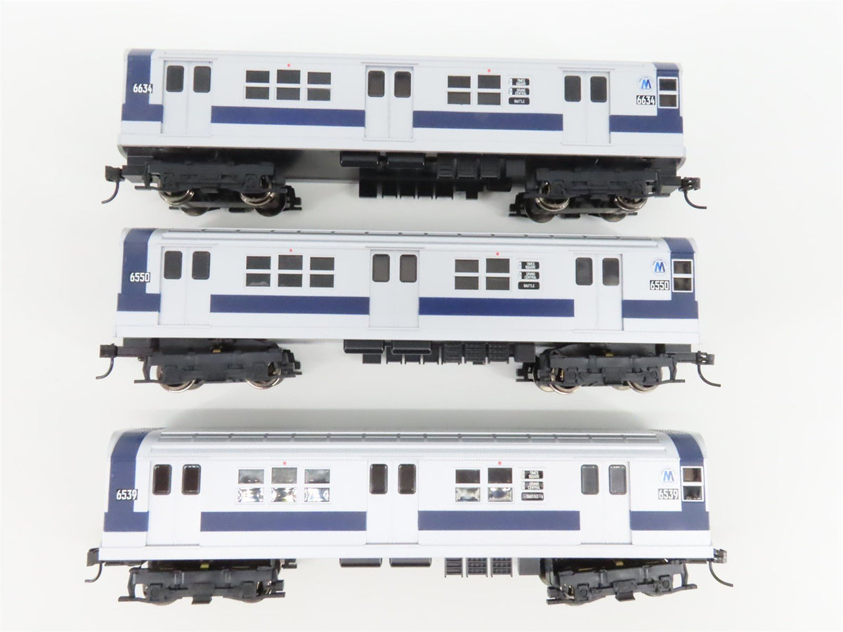 HO Proto 1000 30186 New York City Transit &quot;Blue Stripe&quot; R17 Subway 4-Car Set