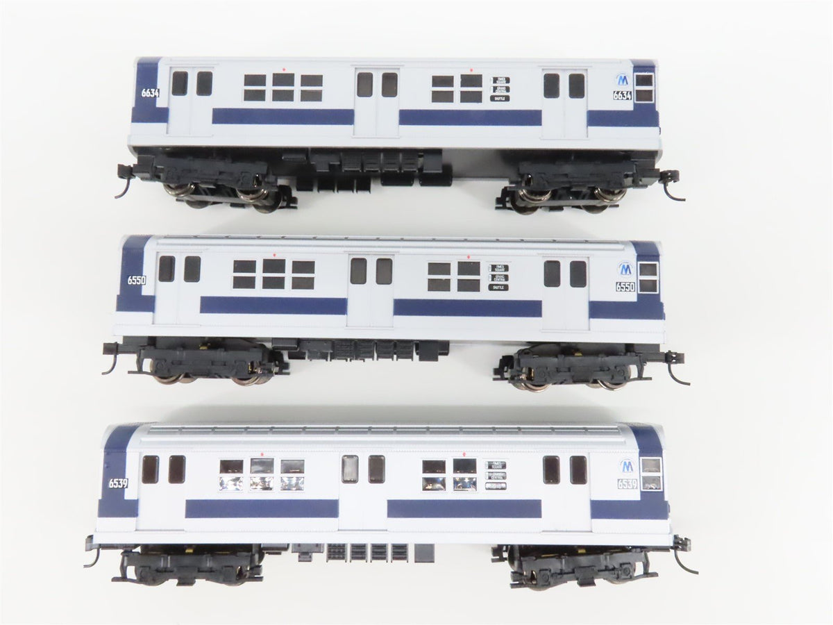 HO Proto 1000 30186 New York City Transit &quot;Blue Stripe&quot; R17 Subway 4-Car Set