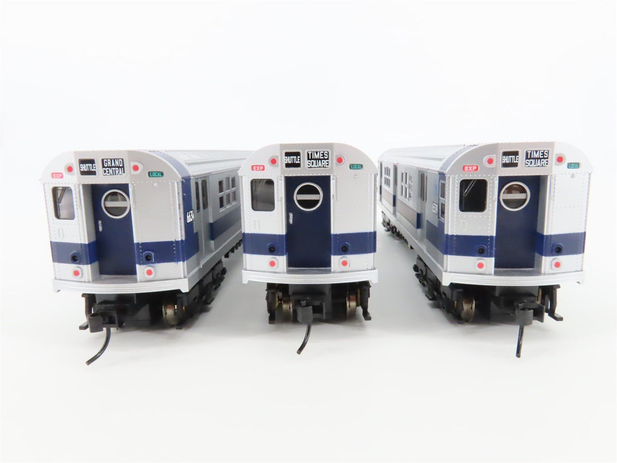 HO Proto 1000 30186 New York City Transit &quot;Blue Stripe&quot; R17 Subway 4-Car Set