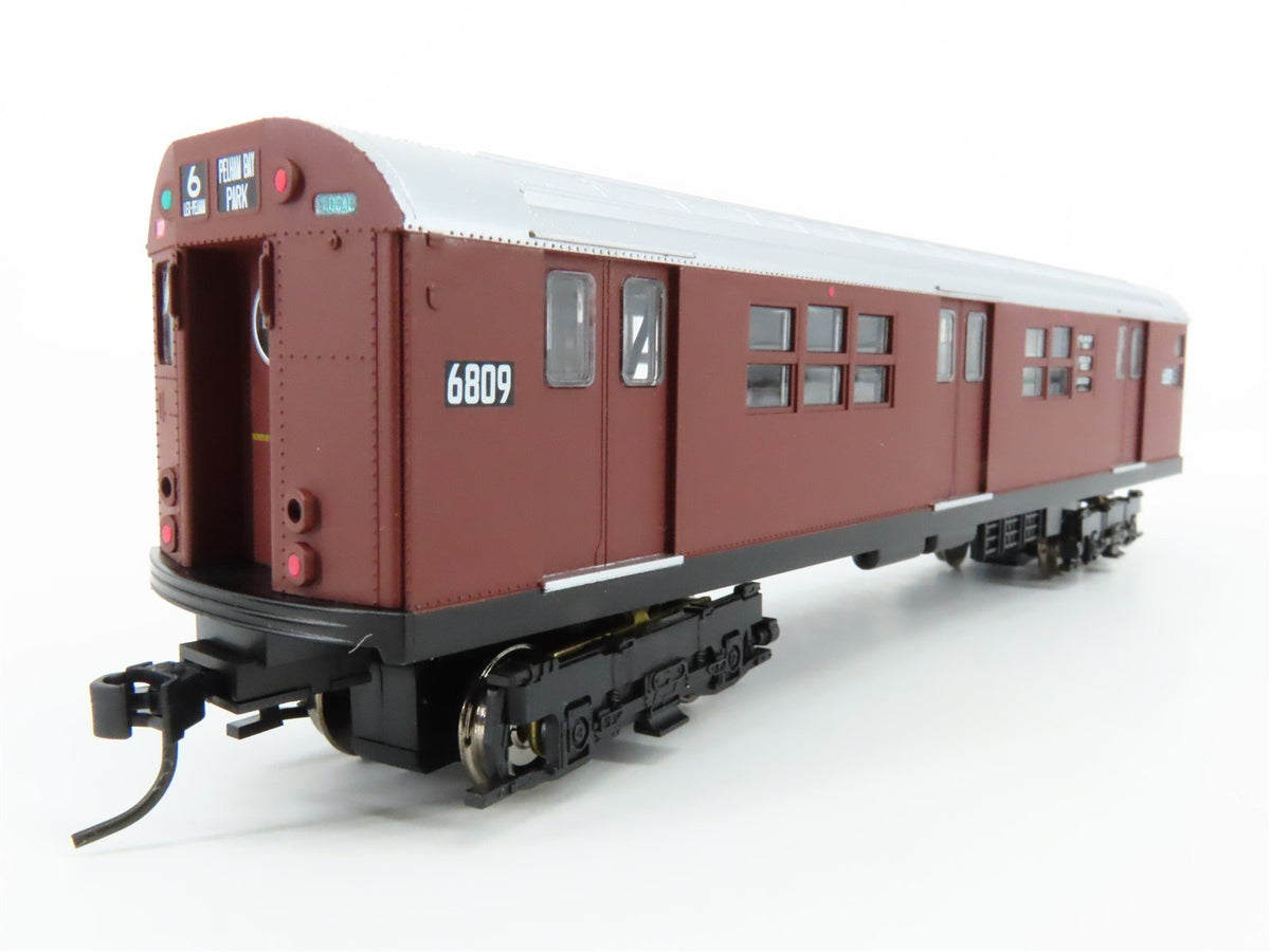 HO Proto 1000 30023 NYCT New York &quot;Red Bird&quot; R17 Subway Car #6809 - Unpowered