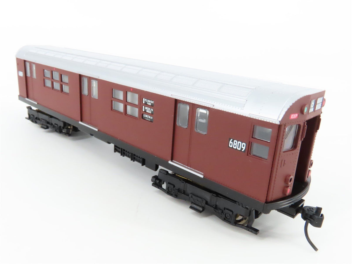 HO Proto 1000 30023 NYCT New York &quot;Red Bird&quot; R17 Subway Car #6809 - Unpowered