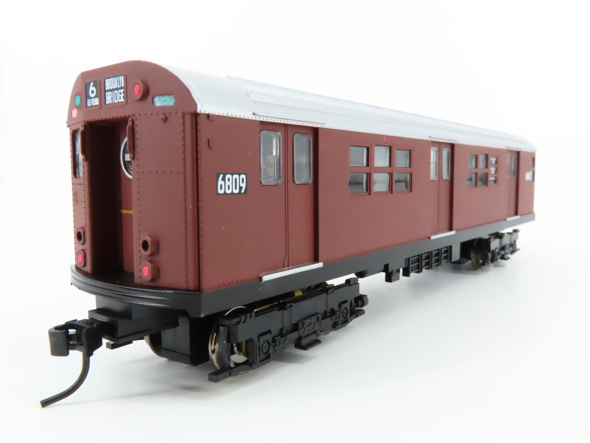 HO Proto 1000 30023 NYCT New York &quot;Red Bird&quot; R17 Subway Car #6809 - Unpowered