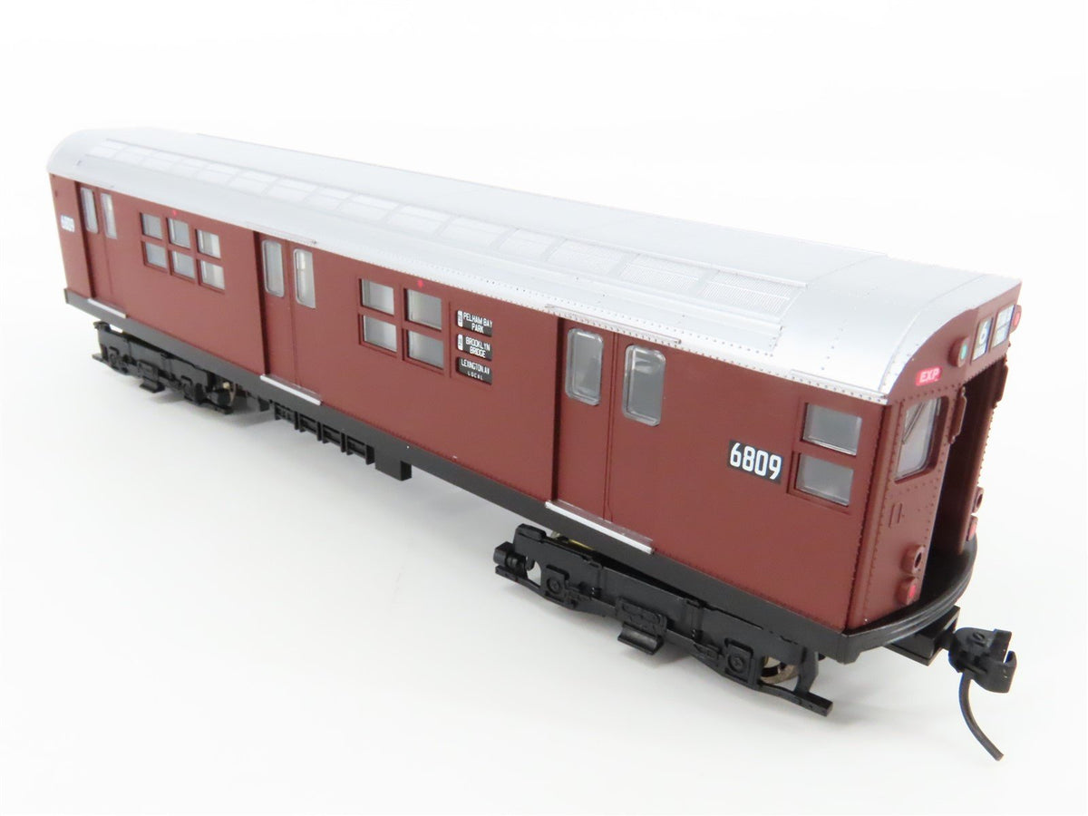 HO Proto 1000 30023 NYCT New York &quot;Red Bird&quot; R17 Subway Car #6809 - Unpowered