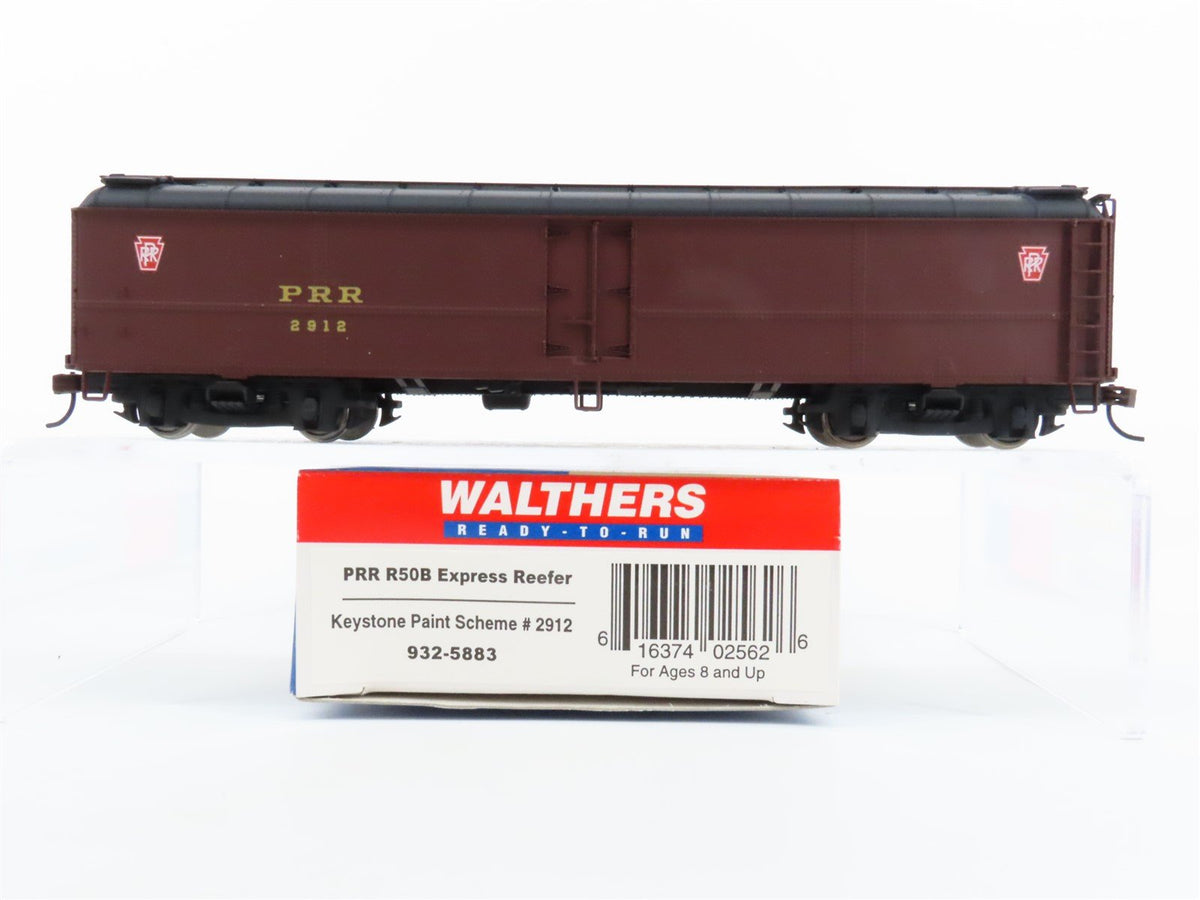 HO Scale Walthers #932-5883 PRR Pennsylvania R50B Express Reefer #2912