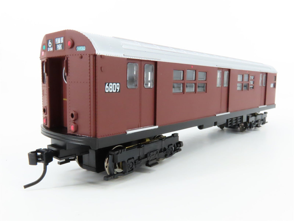 HO Proto 1000 30023 NYCT New York &quot;Red Bird&quot; R17 Subway Car #6809 - Unpowered