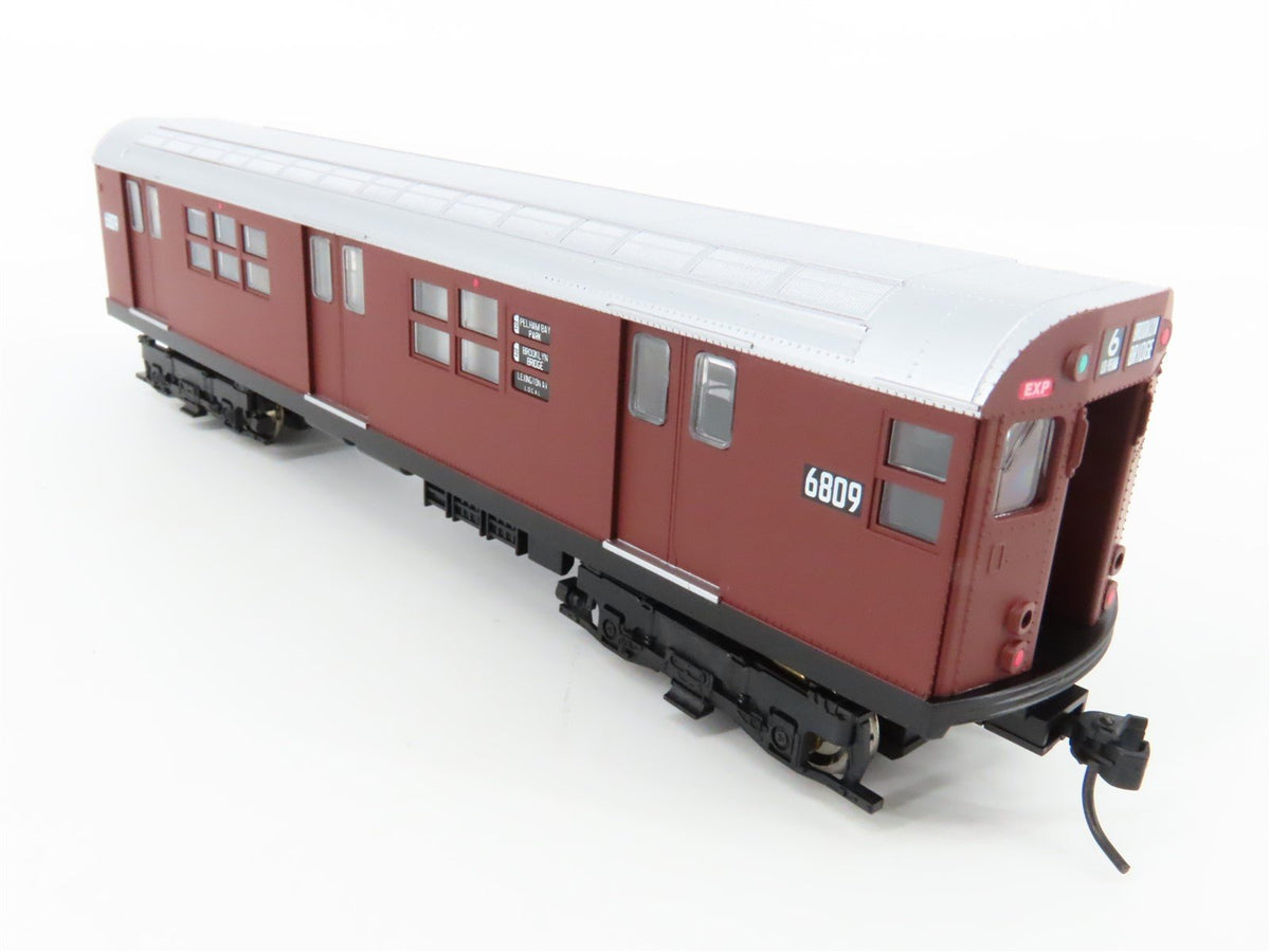 HO Proto 1000 30023 NYCT New York &quot;Red Bird&quot; R17 Subway Car #6809 - Unpowered