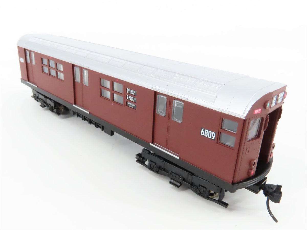 HO Proto 1000 30023 NYCT New York &quot;Red Bird&quot; R17 Subway Car #6809 - Unpowered