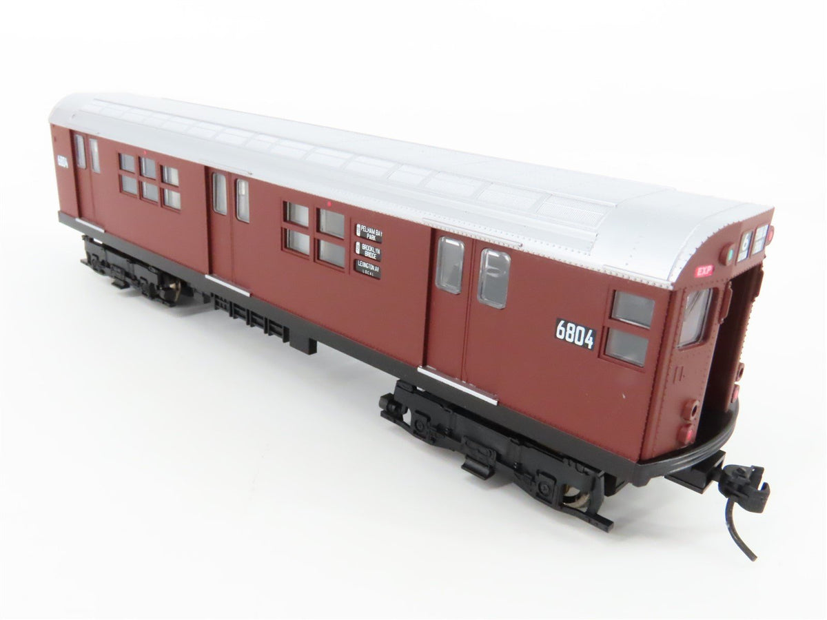 HO Proto 1000 30021 NYCT New York &quot;Red Bird&quot; R17 Subway Car #6804 - Unpowered