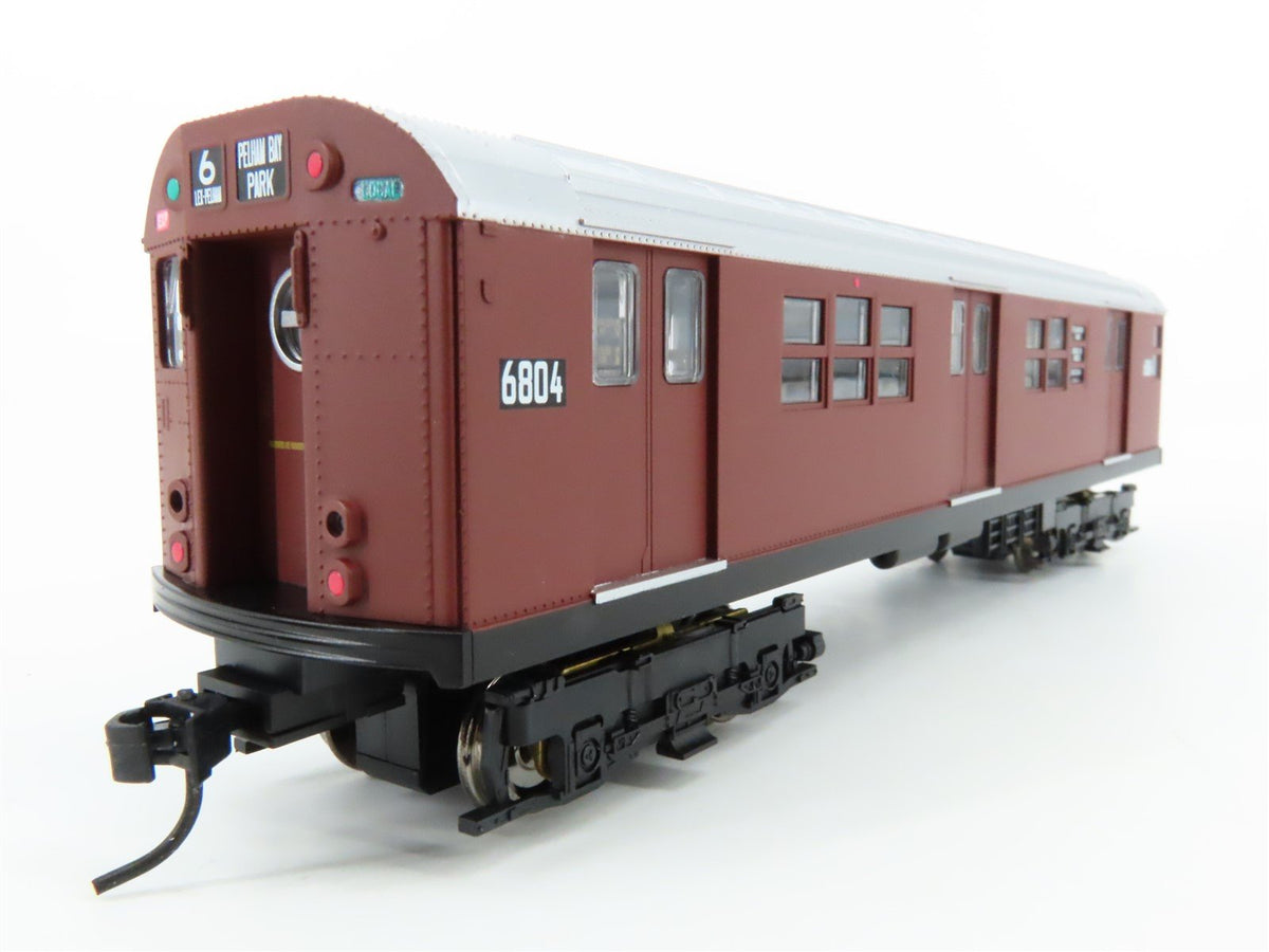 HO Proto 1000 30021 NYCT New York &quot;Red Bird&quot; R17 Subway Car #6804 - Unpowered