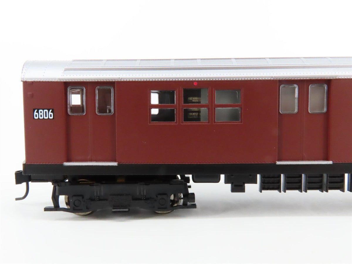 HO Proto 1000 30022 NYCT New York &quot;Red Bird&quot; R17 Subway Car #6806 - Unpowered