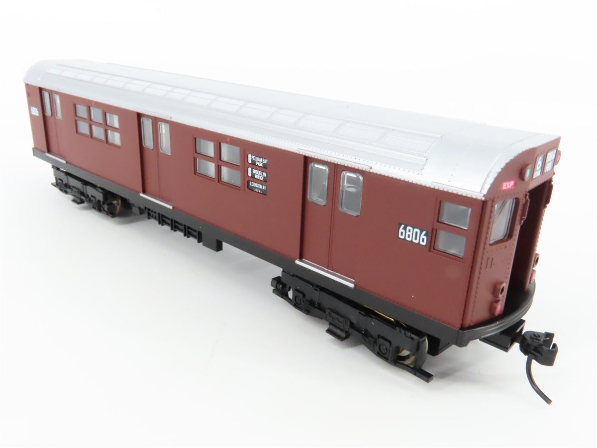 HO Proto 1000 30022 NYCT New York &quot;Red Bird&quot; R17 Subway Car #6806 - Unpowered