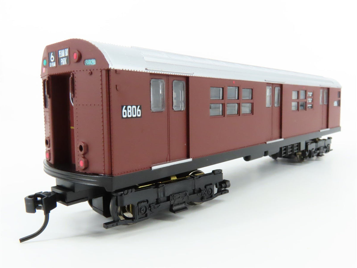 HO Proto 1000 30022 NYCT New York &quot;Red Bird&quot; R17 Subway Car #6806 - Unpowered