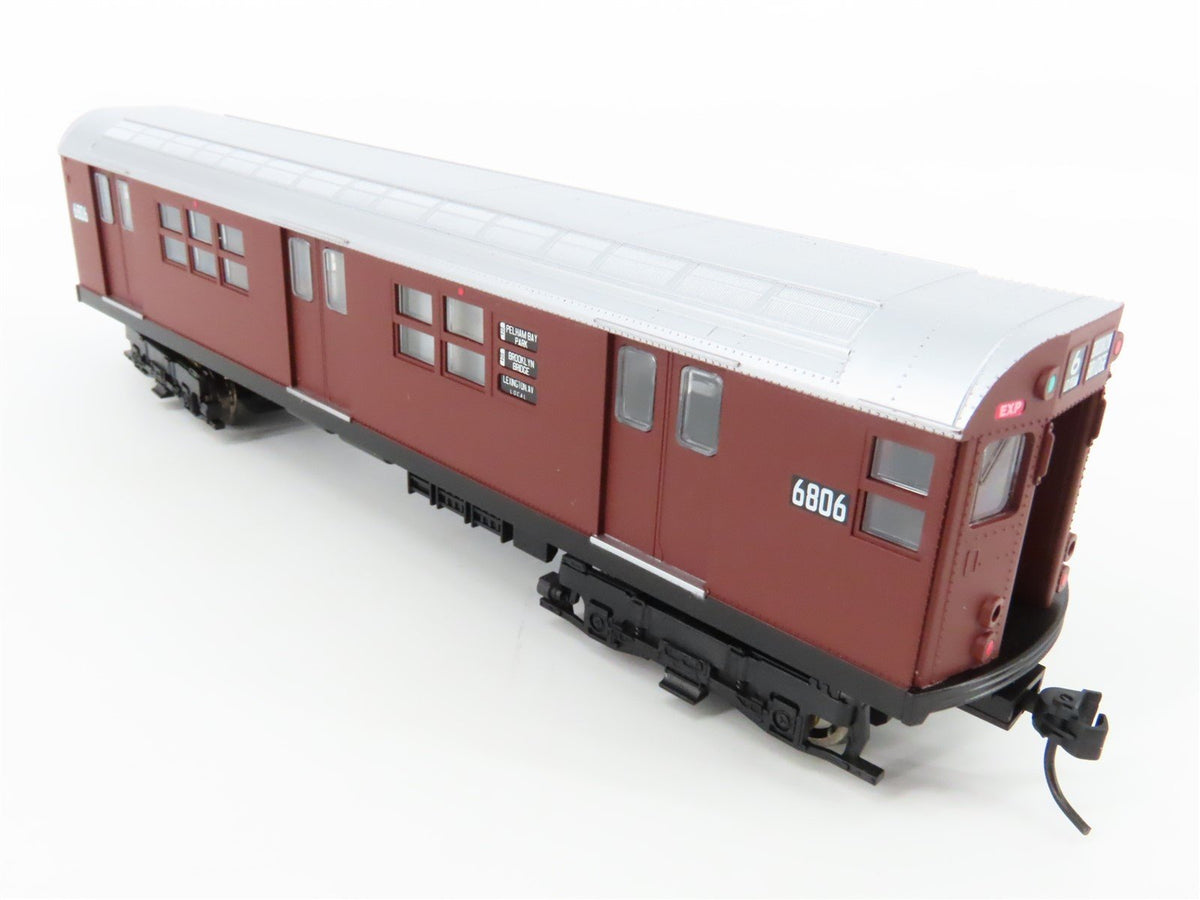 HO Proto 1000 30022 NYCT New York &quot;Red Bird&quot; R17 Subway Car #6806 - Unpowered