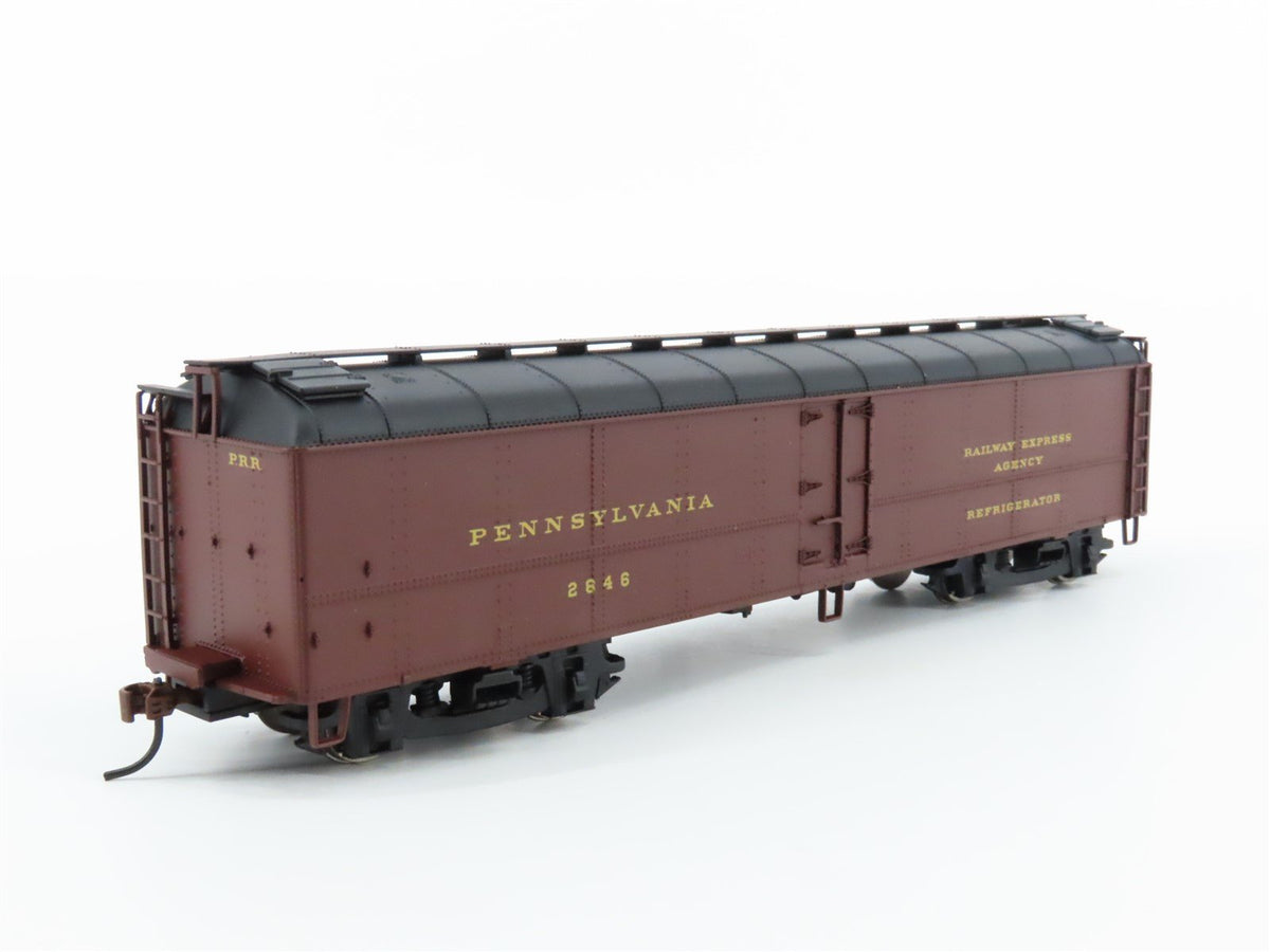 HO Walthers #932-25888 PRR Pennsylvania R50B Express Reefer 2-Pack #2968 &amp; #2846