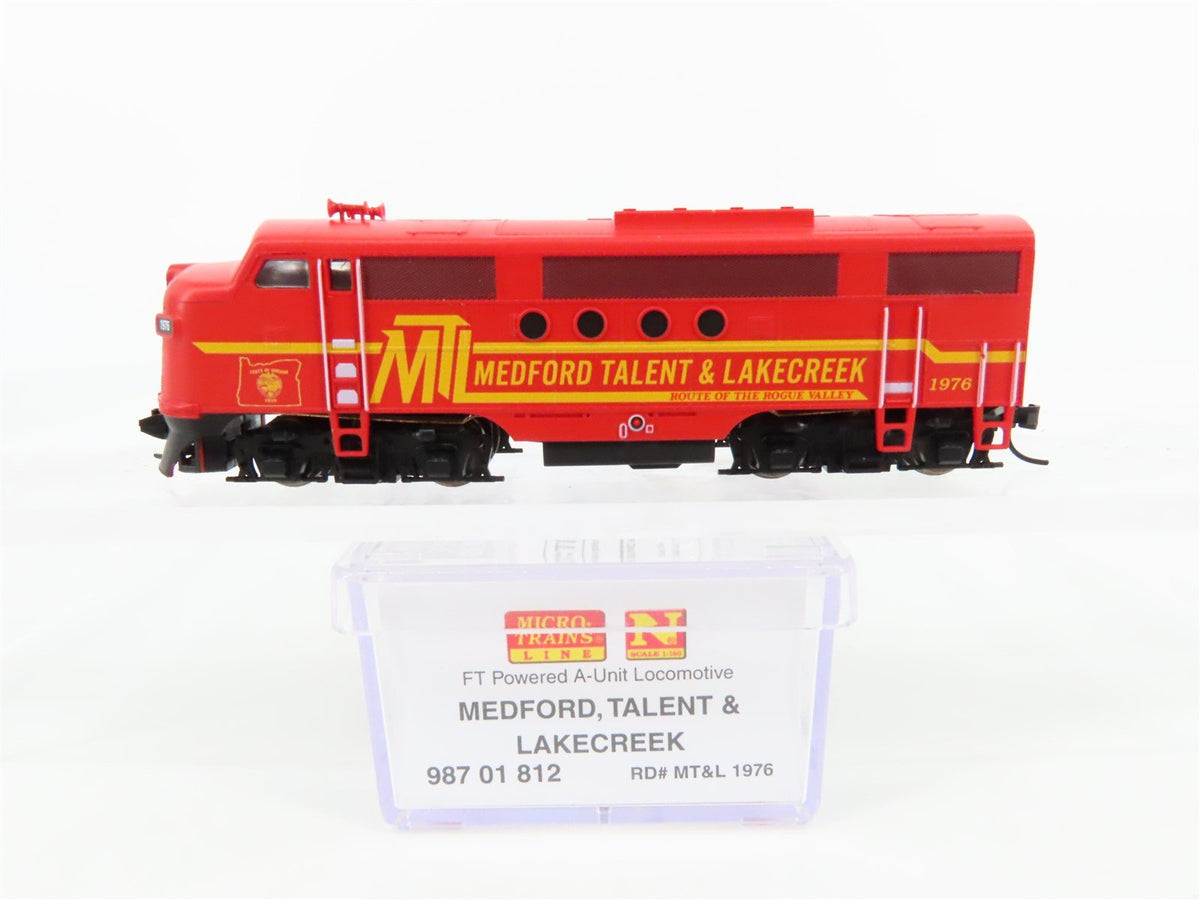 N Micro-Trains MTL 98701812 MT&amp;L Medford Talent &amp; Lakecreek FT Diesel #1976