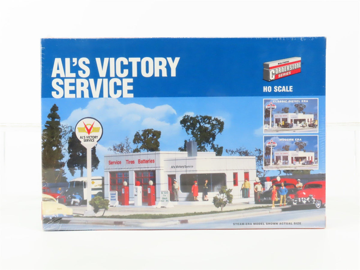 HO Scale Walthers Cornerstone Kit #933-3072 Al&#39;s Victory Service - SEALED