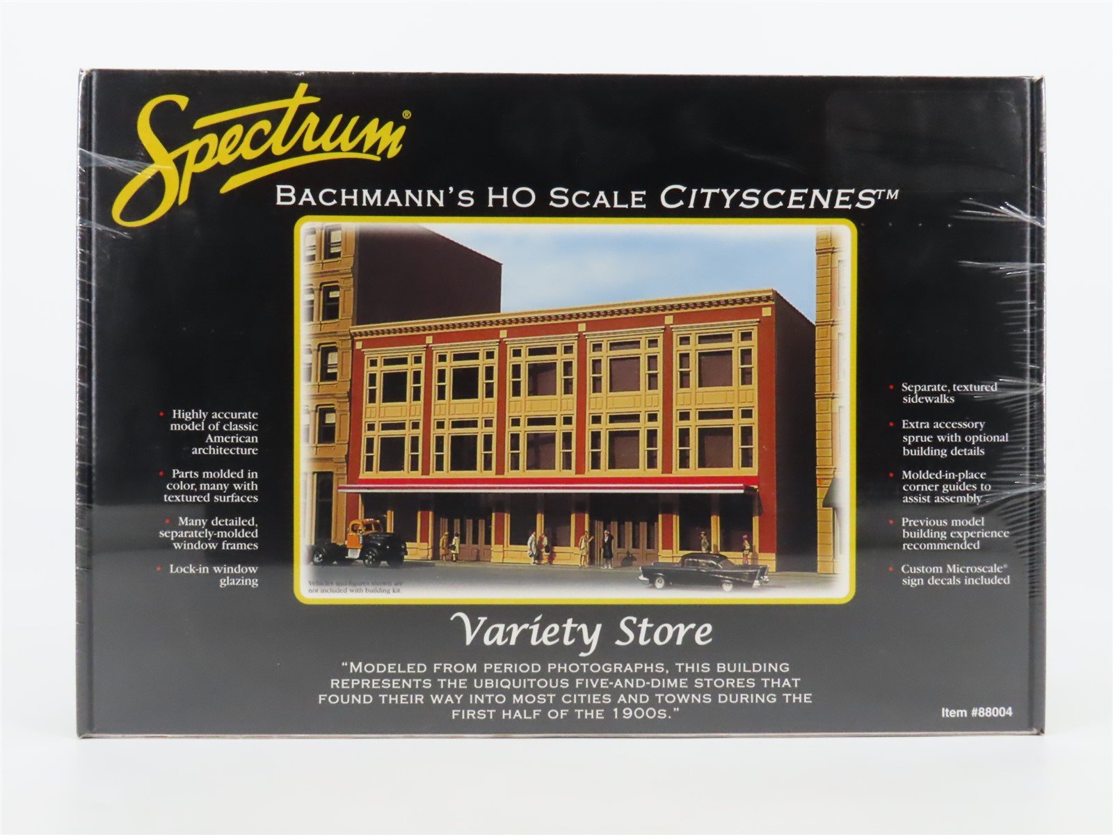 HO Scale Bachmann Spectrum Cityscenes Kit #88004 Variety Store - SEALED